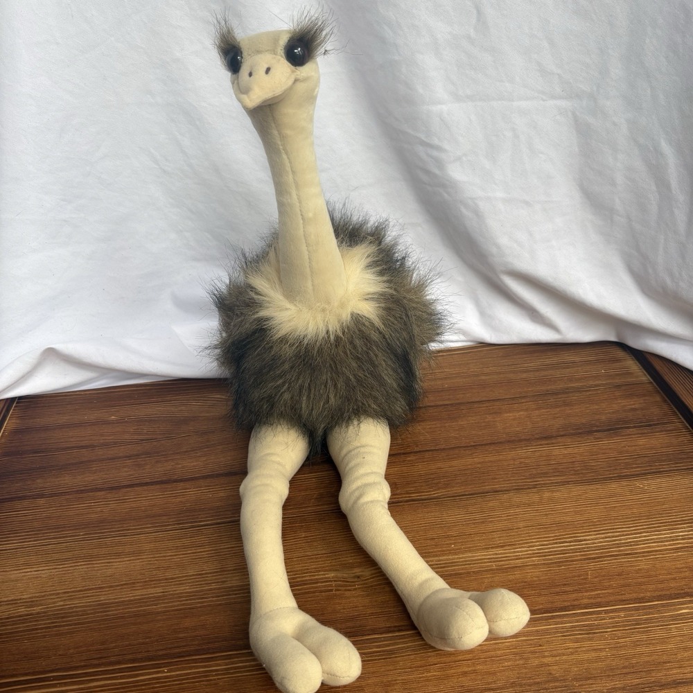Vintage Applause Dakin Oona Ostrich Plush Stuffed Animal 1990s Posable